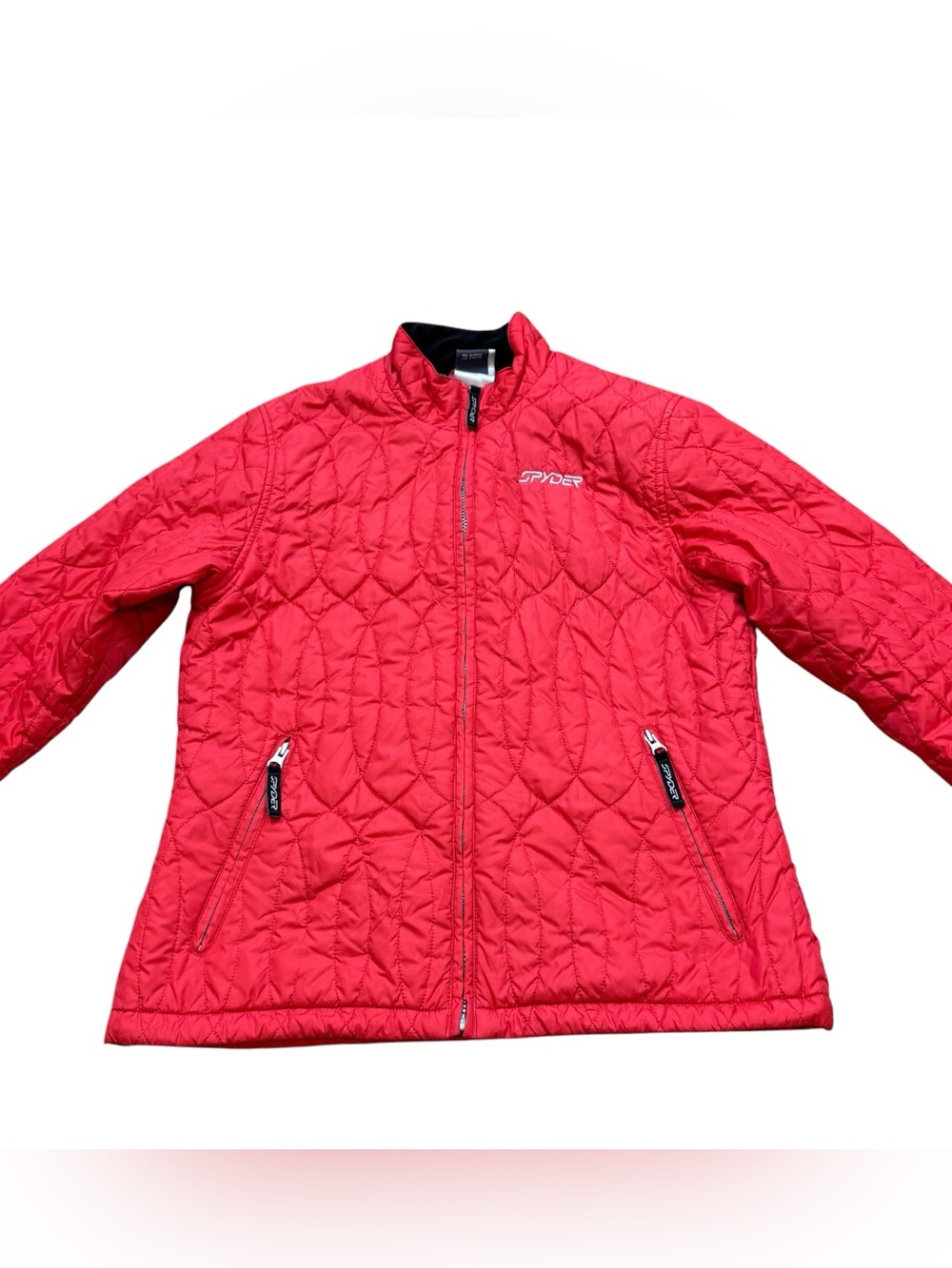 Ladies Spyder Brand Red Quilted‎ Jacket Size 12